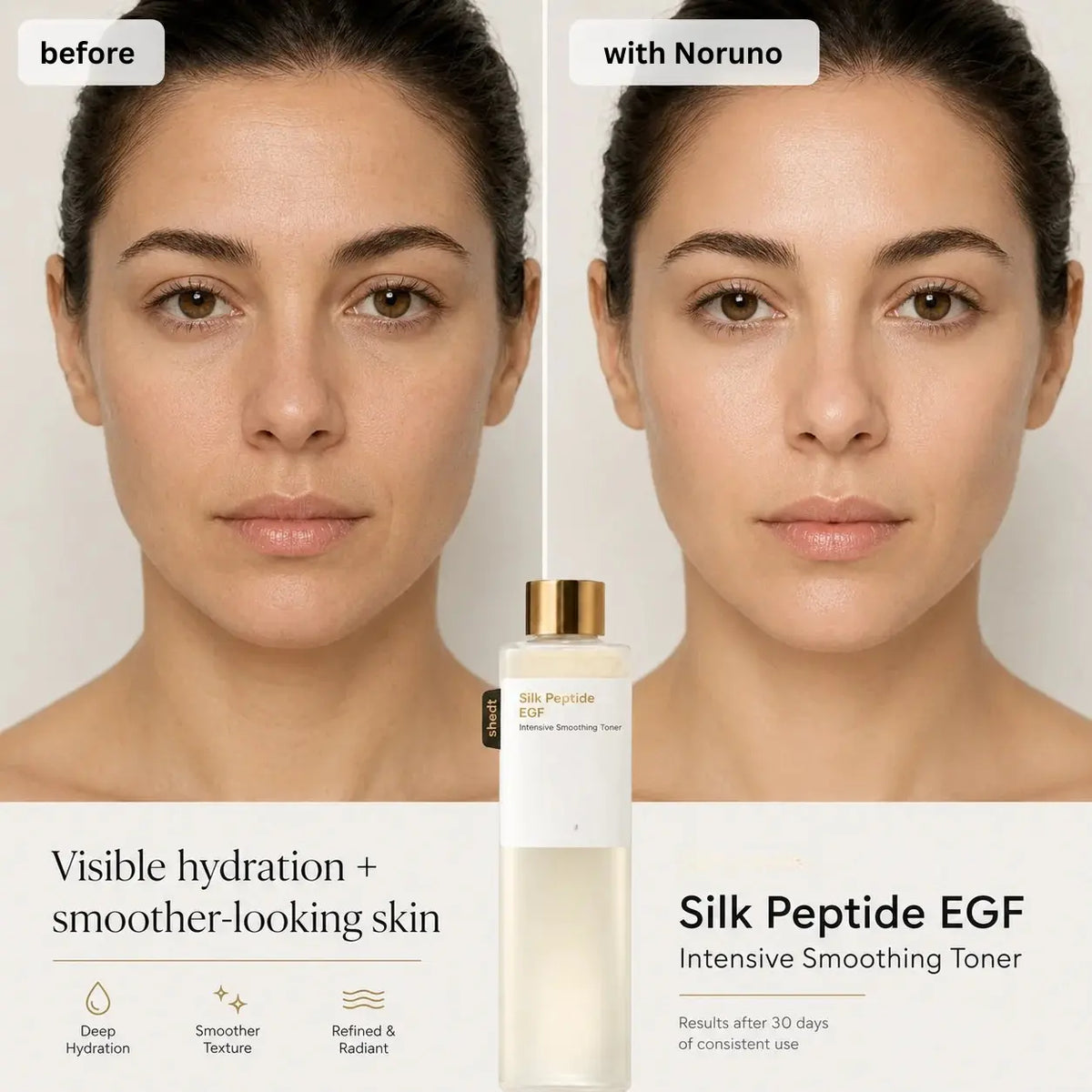 Silk EGF Peptide Smoothing Toner